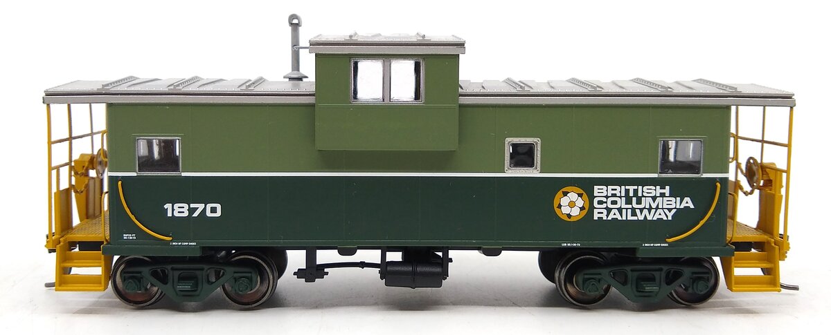 Atlas 20005019 HO British Columbia Railway Extended Vision Caboose #1870