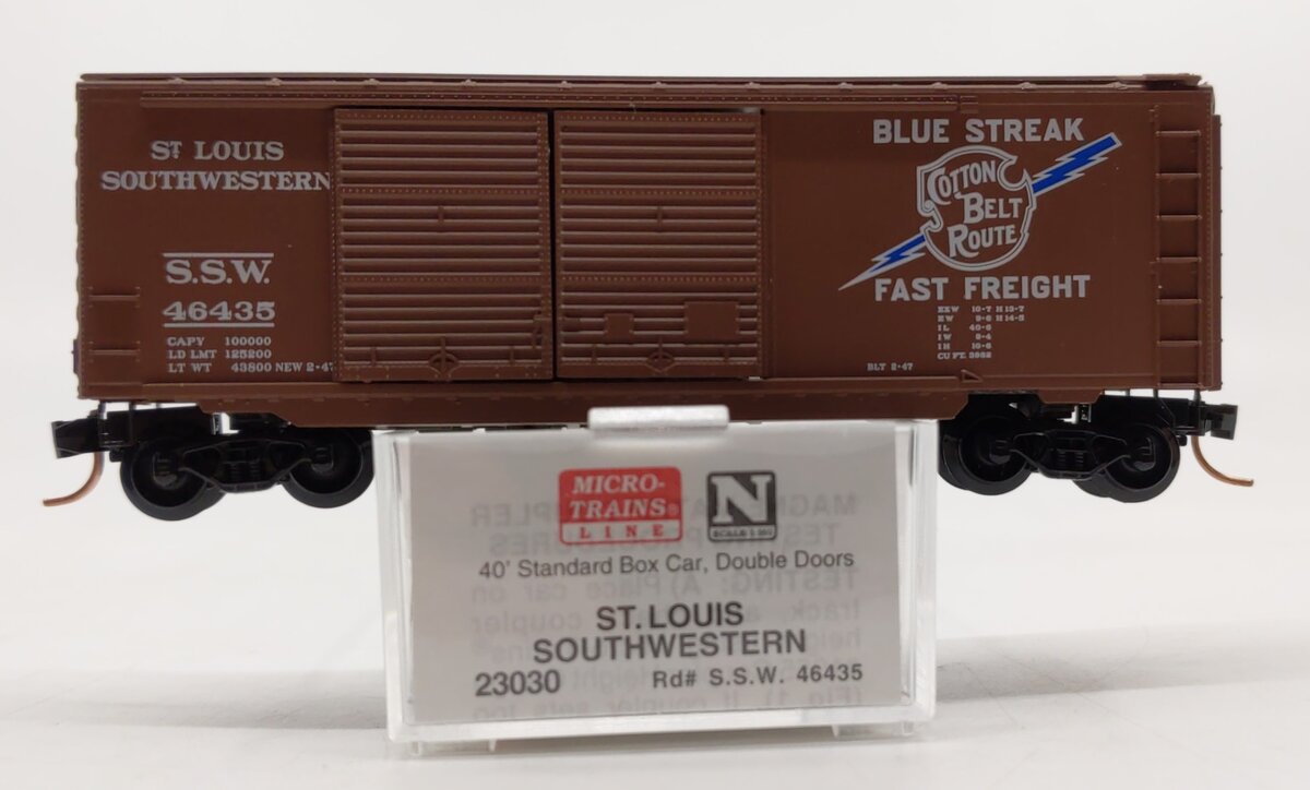 Micro-Trains 02300030 N St. Louis Southwestern 40' Standard DD Boxcar #46435