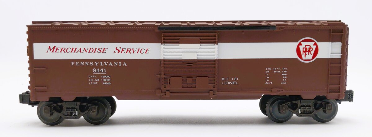 Lionel 6-9441 O Gauge Pennsylvania Boxcar #9441