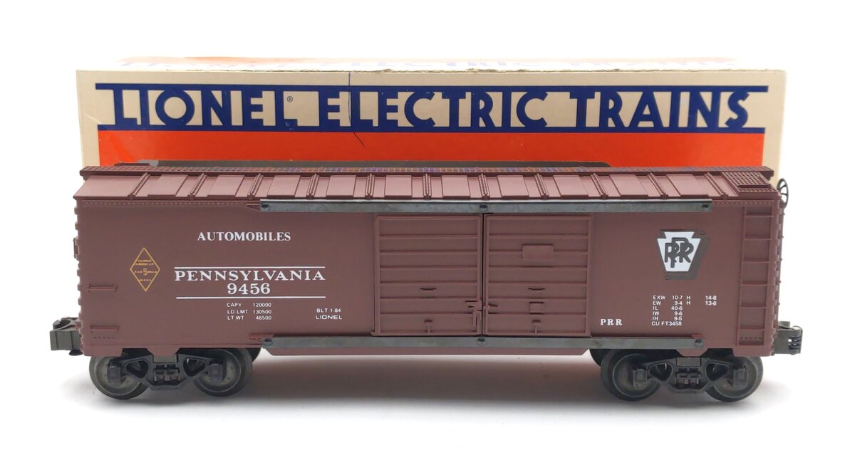 Lionel 6-9456 O Gauge Pennsylvania Railroad Double Door Boxcar #9456 NIB
