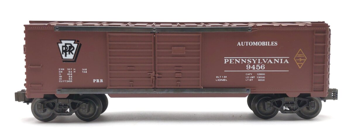 Lionel 6-9456 O Gauge Pennsylvania Railroad Double Door Boxcar #9456 NIB