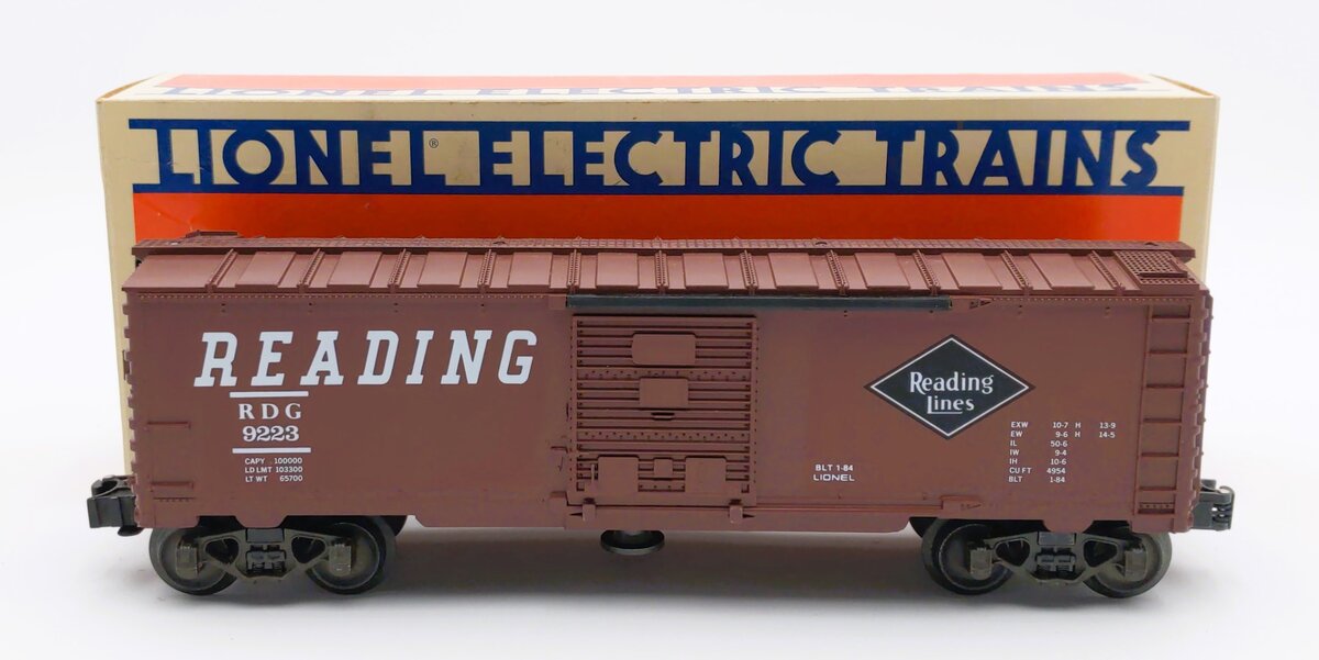 Lionel 6-9223 O Gauge Reading Operating Boxcar LN/Box
