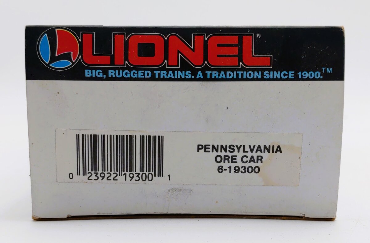 Lionel 6-19300 O Gauge Pennsylvania Ore Car w/Ore Load LN/Box