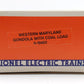 Lionel 6-19403 O Gauge Western Maryland Gondola with Coal Load #19403