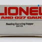 Lionel 6-6105 O Gauge Reading Operating Hopper #6105 NIB