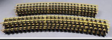 USA Trains R81700 G Brass 10' Diameter Curved Track Section