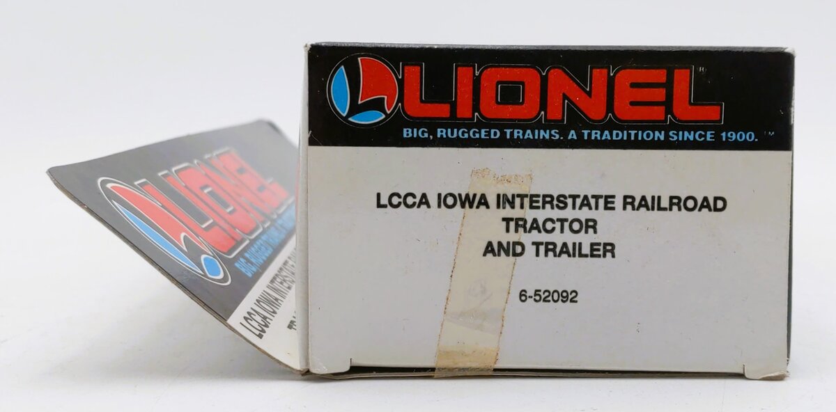 Lionel 6-52092 O Gauge LCCA Iowa Interstate Railroad Tractor Trailer