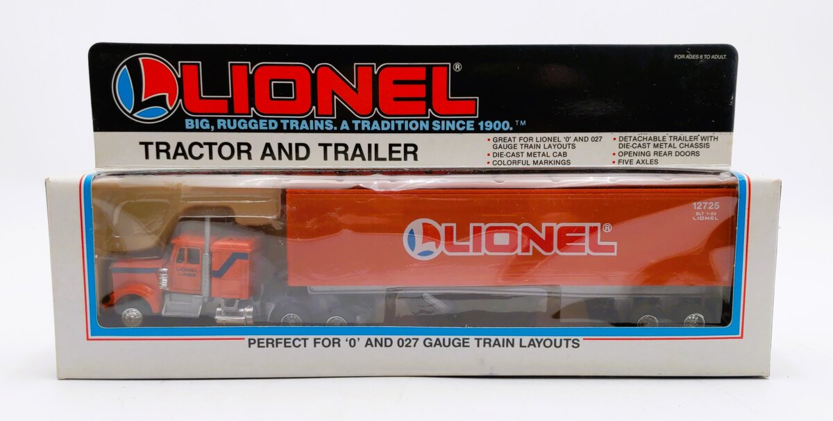 Lionel 6-12725 O Lionel Tractor and Trailer LN/Box