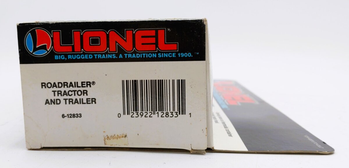 Lionel 6-12833 O 1:48 Scale RoadRailer Tractor & Trailer Truck NIB