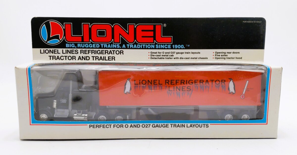 Lionel 6-12891 O Gauge Lionel Lines Refrigerator Tractor And Trailer LN/Box