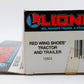 Lionel 6-12923 O Gauge Red Wing Shoes Tractor & Trailer