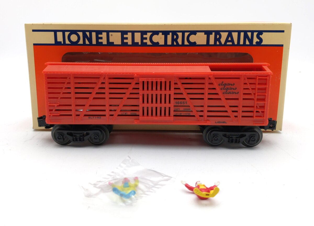 Lionel 6-16651 O Gauge Animated Circus Clown Car #16651 LN/Box