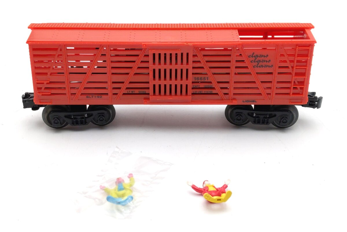 Lionel 6-16651 O Gauge Animated Circus Clown Car #16651 LN/Box