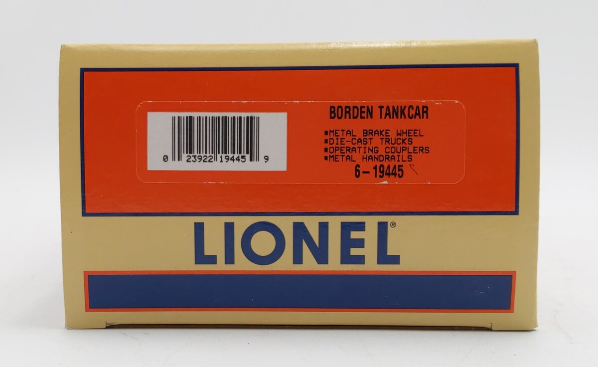 Lionel 6-19445 O Gauge Borden Milk Tank Car #520 LN/Box