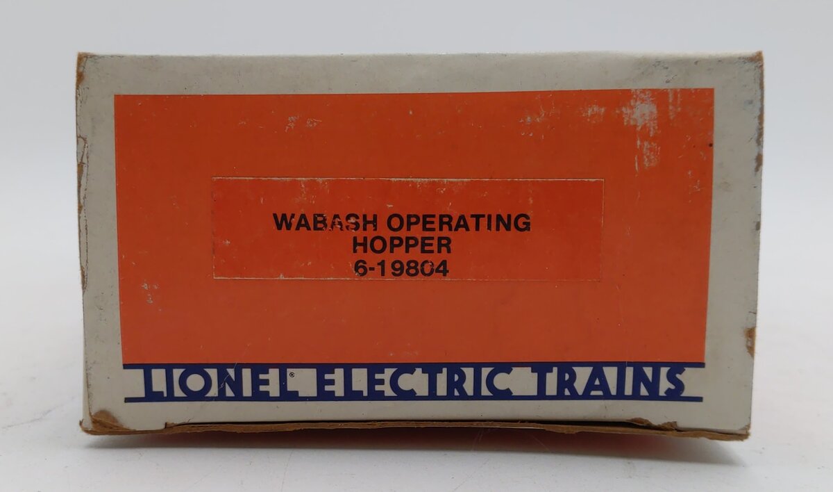 Lionel 6-19804 O Gauge Wabash Operating Hopper Car NIB