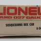 Lionel 6-9402 O Gauge Susquehanna Boxcar #9402 NIB