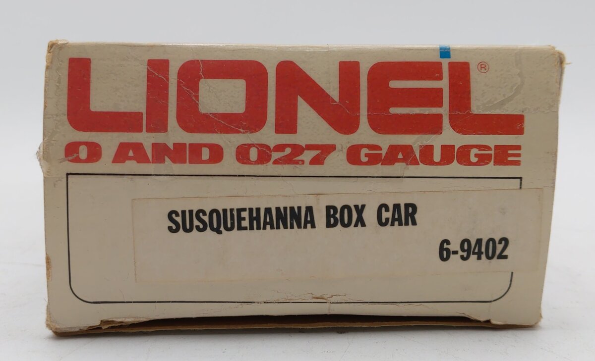 Lionel 6-9402 O Gauge Susquehanna Boxcar #9402 NIB