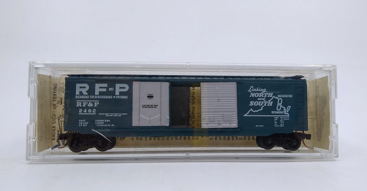 Micro-Trains 03300020 N Richmond F&Potomac 50' Standard Boxcar #2458