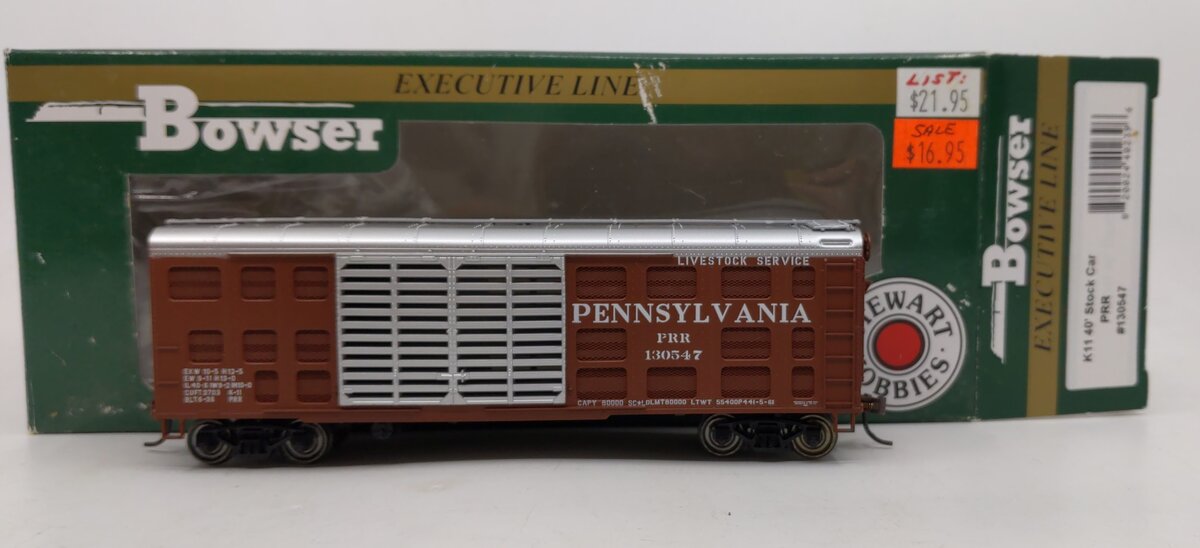 Bowser 40457 HO PRR K9 Stock Car #130547