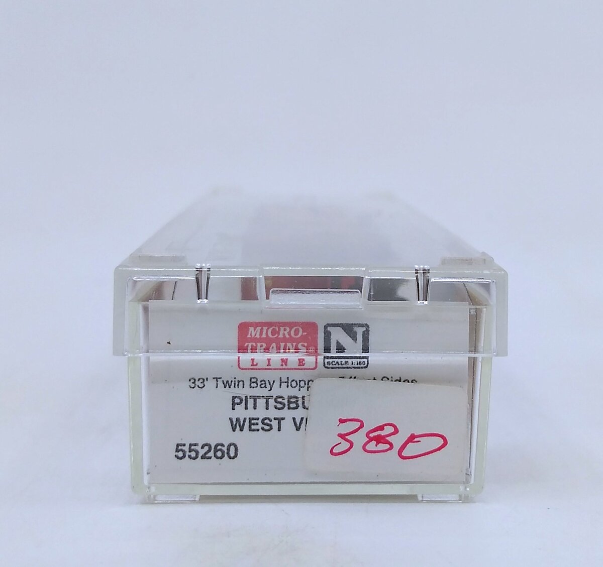 Micro-Trains 05500260 N P&WV 33' Twin Bay Offset Side Hopper #380