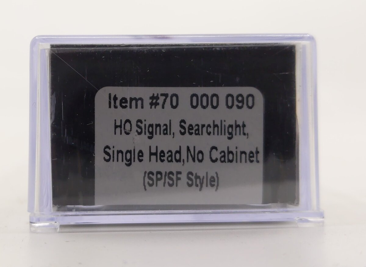 Atlas 70000090 HO Scale Searchlight Signal Single Head No Cabinet  (SP/SF Style)