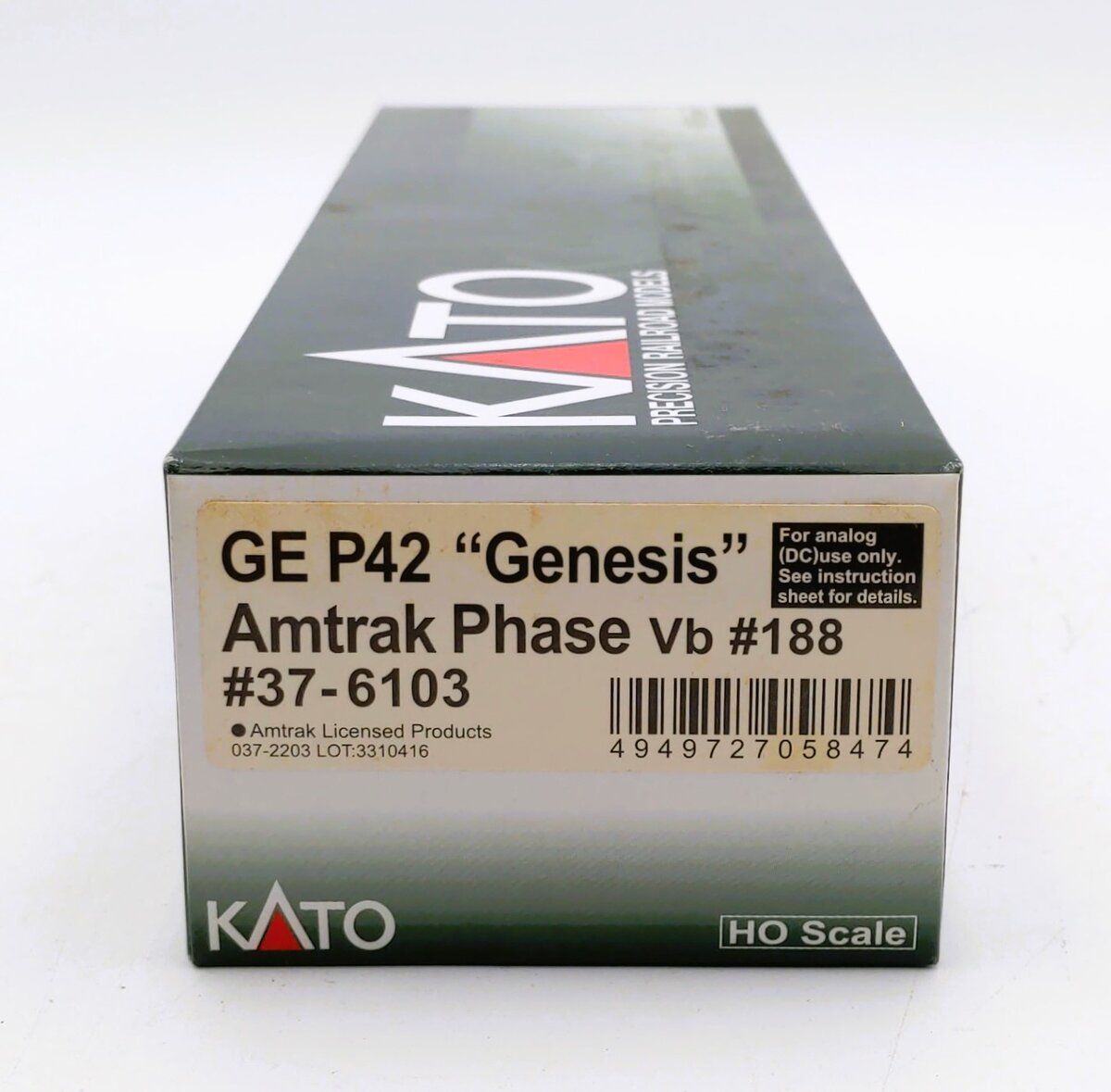 Kato 37-6103 HO Amtrak P42 Genesis Phase Vb Diesel Locomotive #188