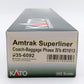 Kato 35-6092 HO Amtrak Phase IVB Superliner Coach-Baggage #31013