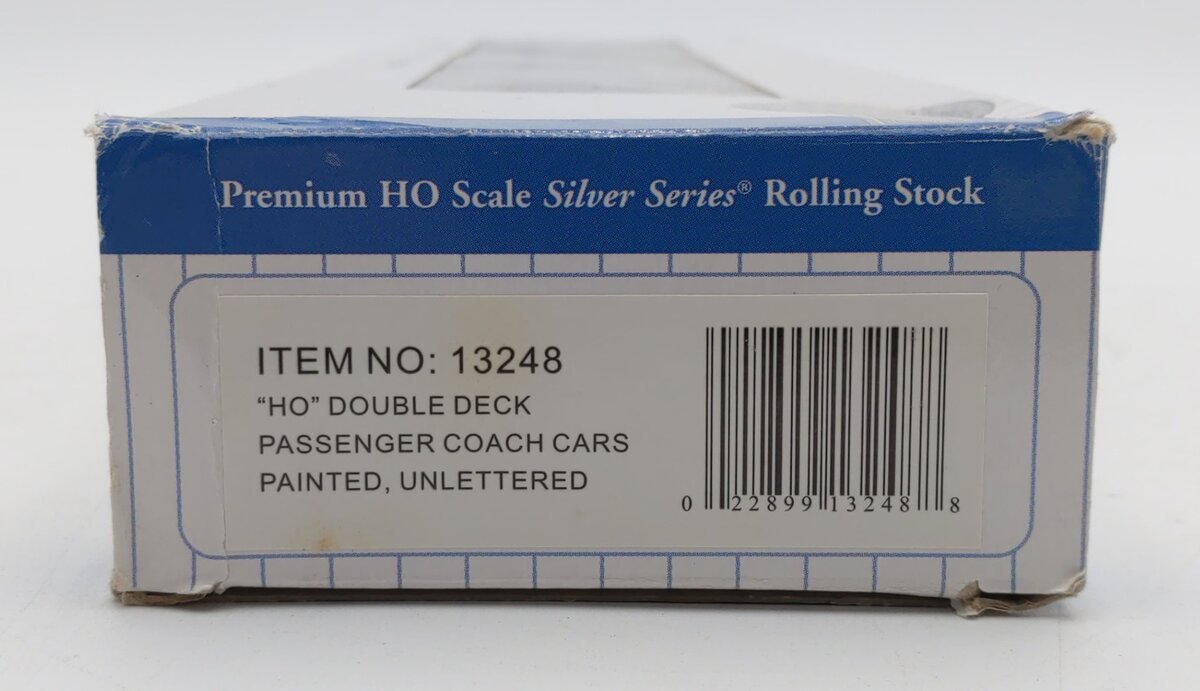 Bachmann 13248 HO Painted & Unlettered Double-Deck Passenger Car