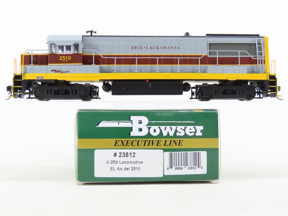Bowser 23812 HO Erie Lackawanna GE U25B with LokSound & DCC Executive Line #2510