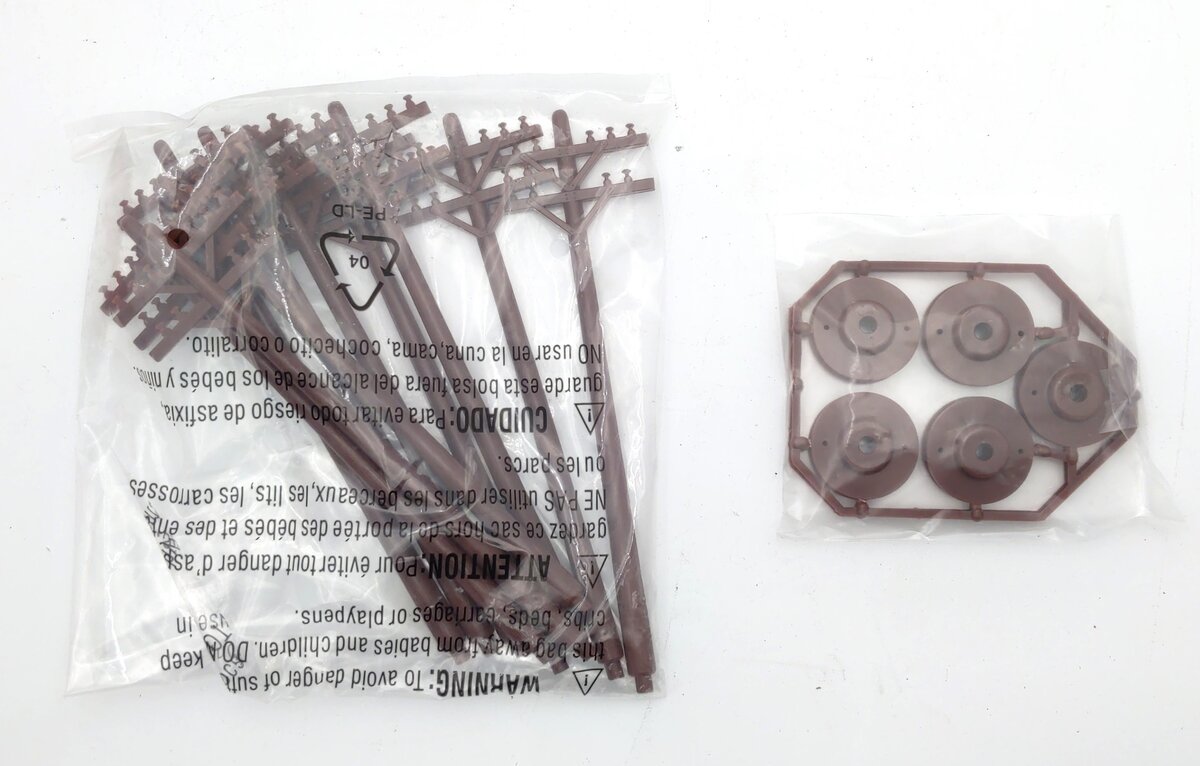 Lionel 6-62181 O and 027 Scale Telephone Pole Set (Box of 10) LN/Box