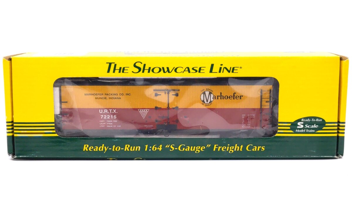 S-Helper 01981 S Scale Marhoefer URTX Reefer #72215 LN/Box