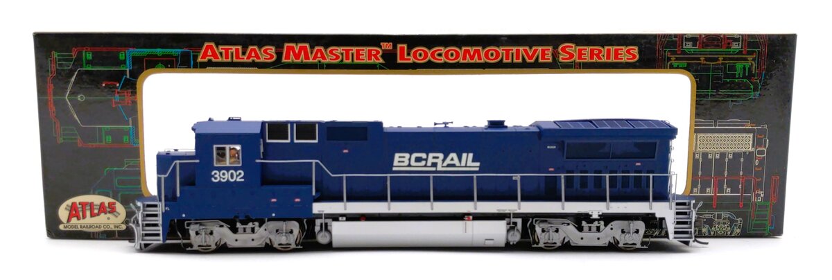 Atlas 9030 HO BC Rail GE Dash 8-39B Diesel Locomotive #3902