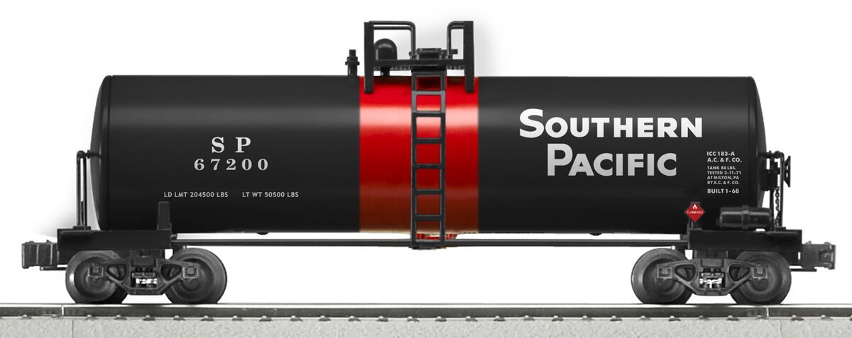 Lionel 6-27483 Southern Pacific Unibody Tank Car