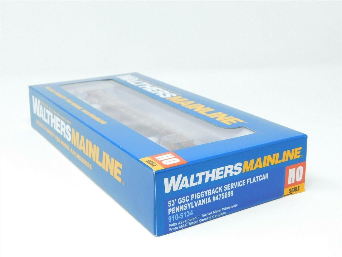 Walthers 910-5134 HO Pennsylvania 53' GSC Piggyback Service Flatcar #475699