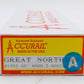 Accurail 1203 HO Great Northern 40' Wood Boxcar # 24375 & 24816 Kit (Pack of 2)
