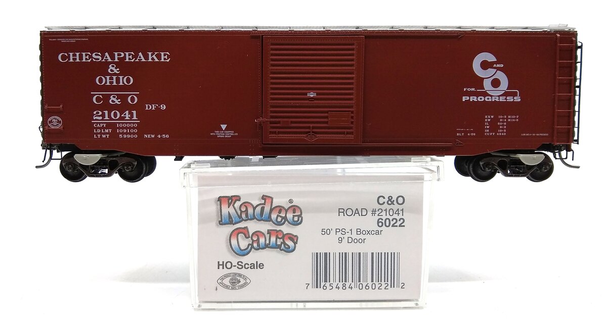 Kadee 6022 HO Chesapeake & Ohio 50' PS-1 Boxcar #21041