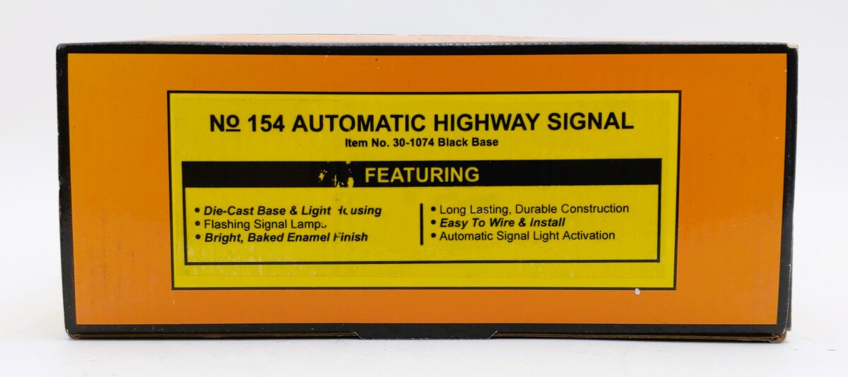 MTH 30-1074 O Automatic Highway Flasher Signal No. 154