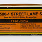 MTH 30-1078 O 580-1 Silver Street Lamp Set (Set of 2) LN/Box