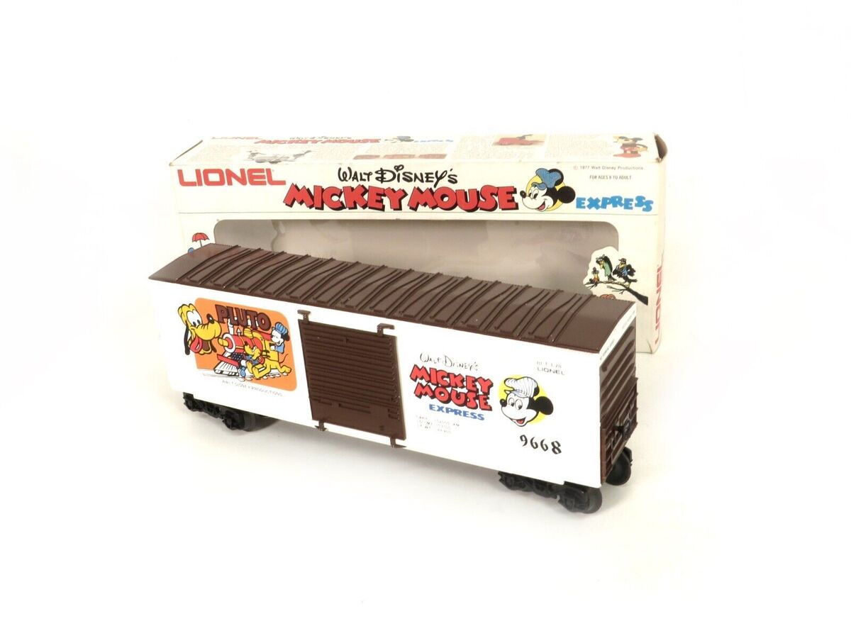 Lionel 6-9668 O Gauge Disney Pluto Hi Cube Boxcar LN/Box