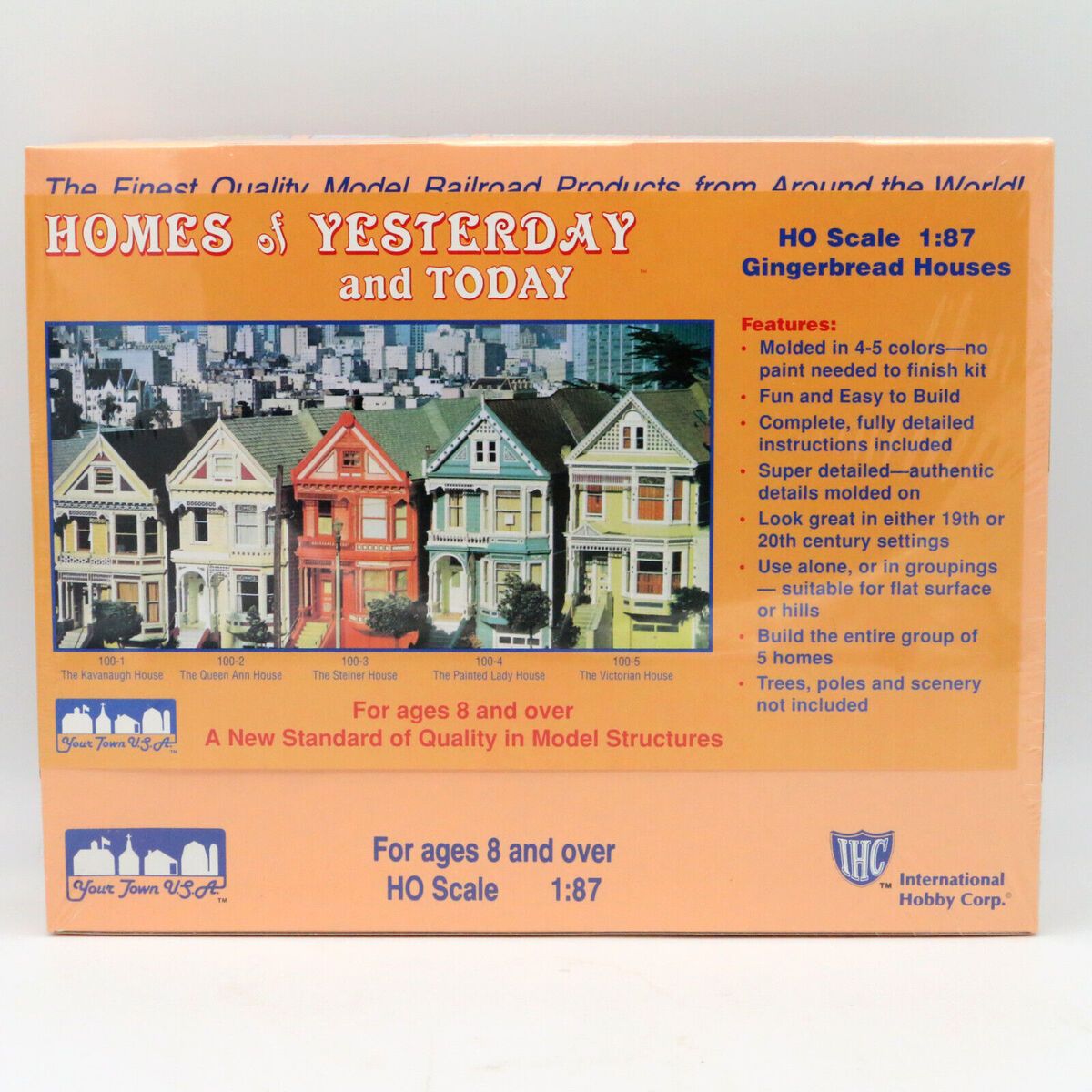 IHC 100-5 HO Homes of Yesterday and Today Building Kit