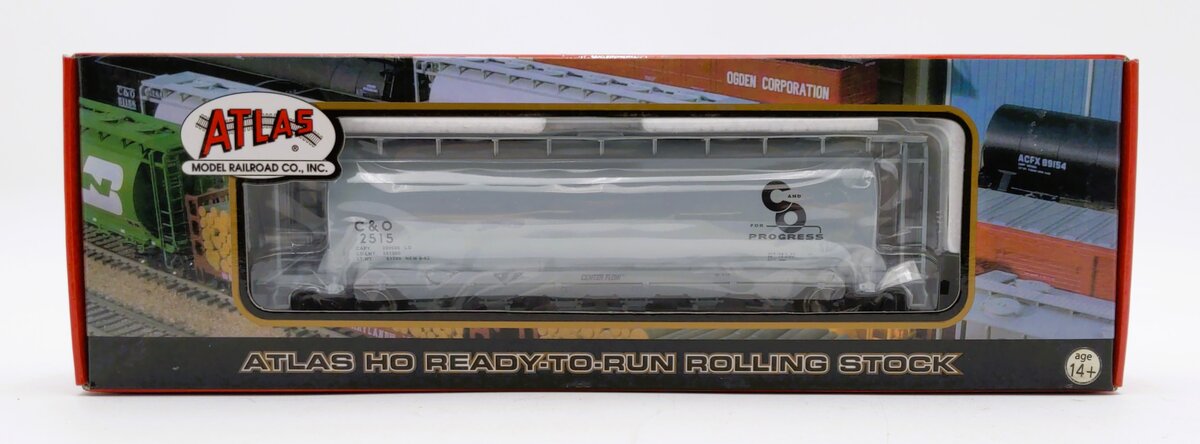 Atlas 20000542 HO C&O ACF® 6-Bay Cylindrical Hopper #2515