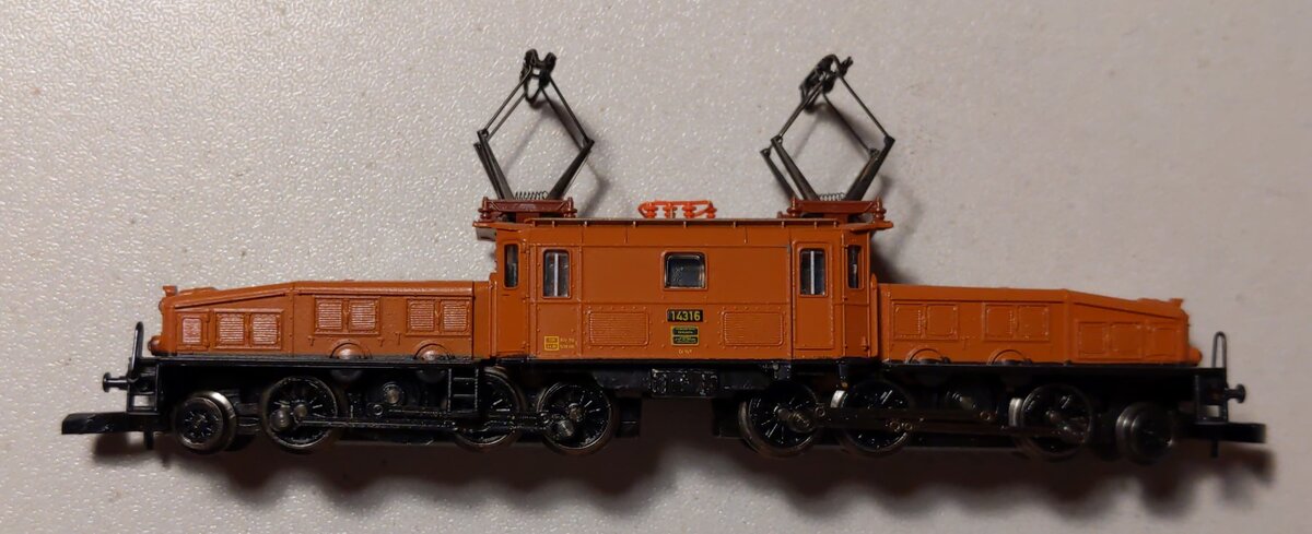 Marklin 88563 Z SBB CFF FFS Class Ce 6/8 III Crocodile Electric Locomotive