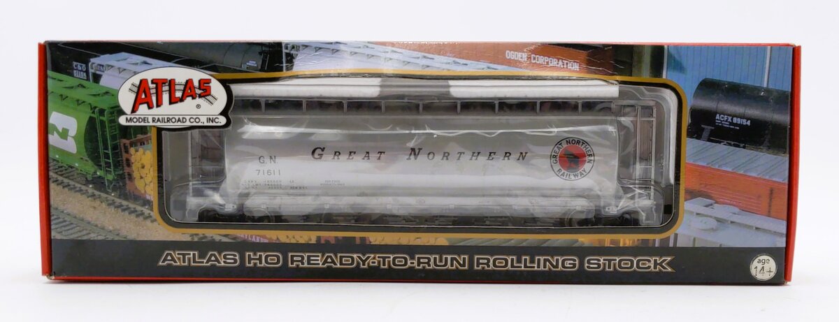 Atlas 20000543 HO GN ACF® 6-Bay Cylindrical Hopper #71611