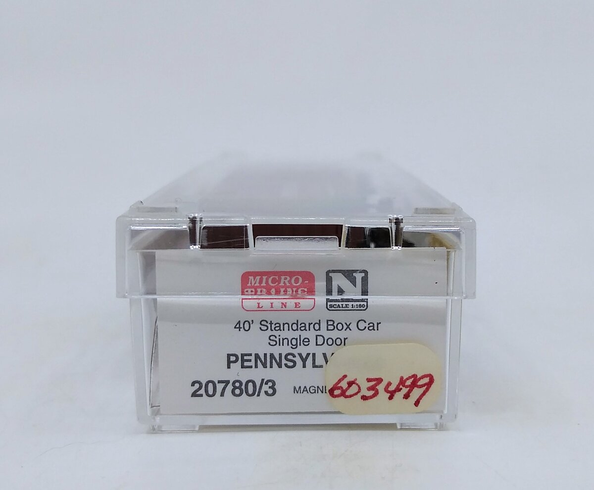 Micro-Trains 20780/3 N Scale Pennsylvania 40' Single Door Boxcar #603499