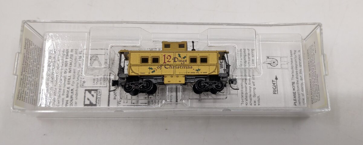 Micro-Trains 53500230 Z 12 Days of Christmas Center Cupola Steel Caboose