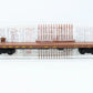 Micro-Trains 04400090 N CB&Q 50' Straight Side Flatcar #93374