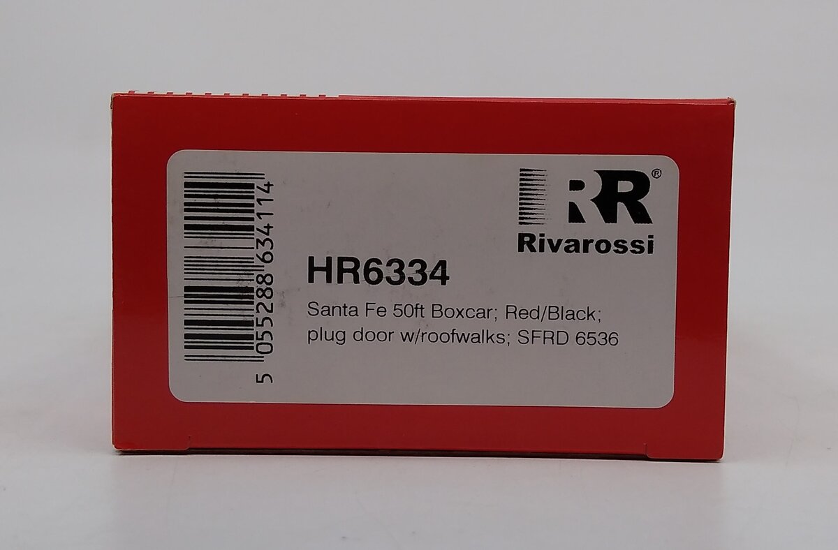 Rivarossi HR6334 HO Santa Fe Railroad SFRB Box Car Plug Door #6536