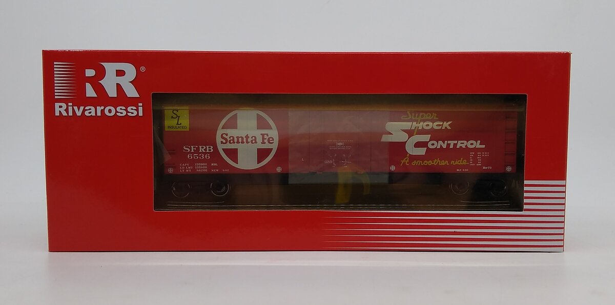 Rivarossi HR6334 HO Santa Fe Railroad SFRB Box Car Plug Door #6536