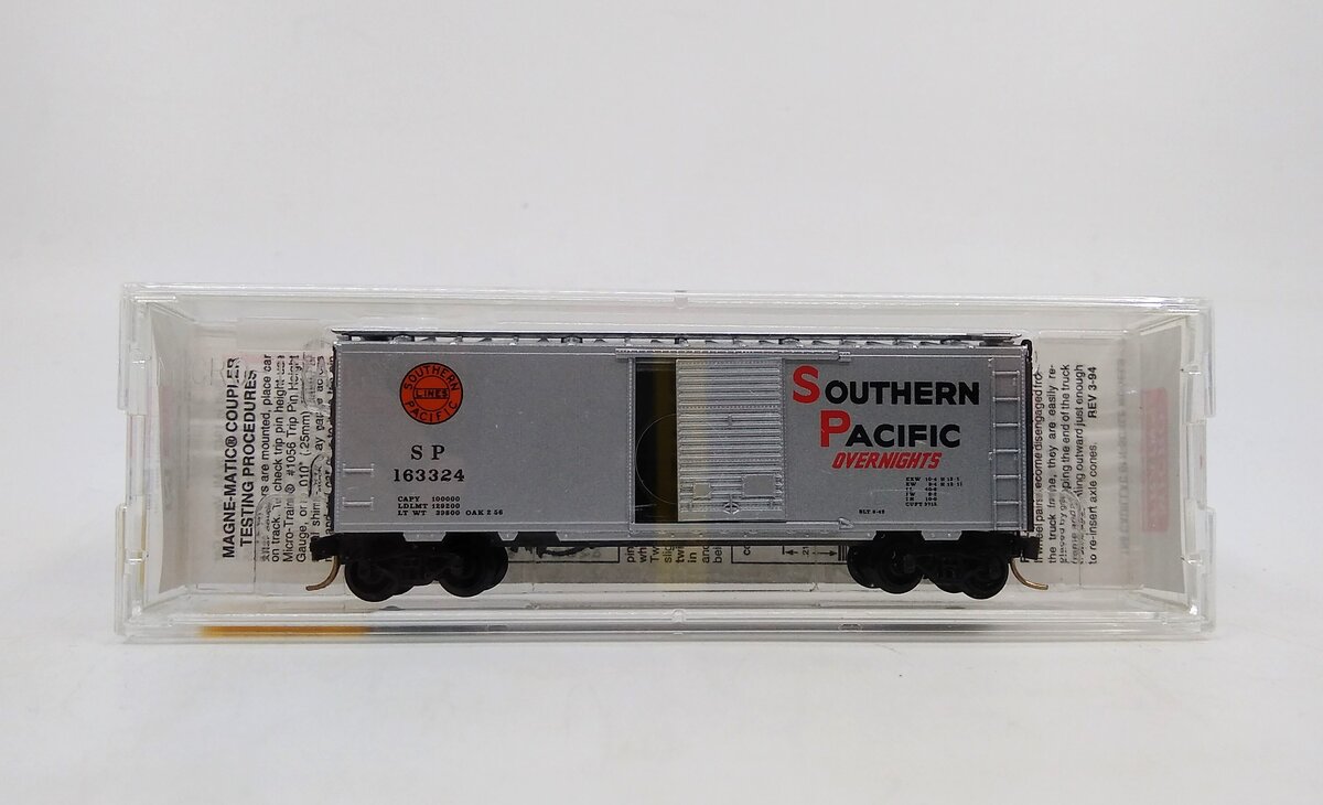 Micro-Trains 02000760 N Southern Pacific 40' Standard Single Door Boxcar #163324 LN/Box