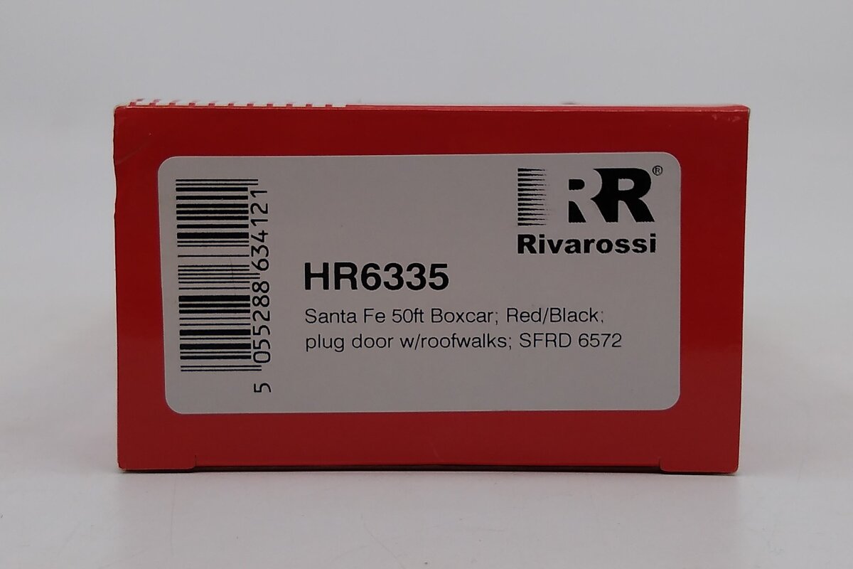 Rivarossi HR6335 HO Santa Fe Railroad SFRB Box Car Plug Door #6572